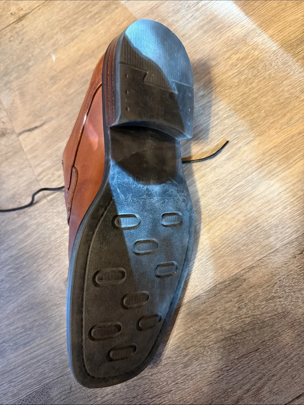 ventura Chestnut Brown Leather Shoes for Men